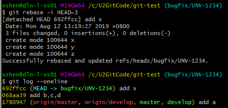 comment out some commits message you don&rsquo;t need